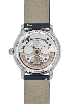 Frederique Constant 康斯登 Manufacture Classic Worldtimer 自製機芯世界時區腕錶 40mm FC-719BLW3H6 - 新萬國鐘錶