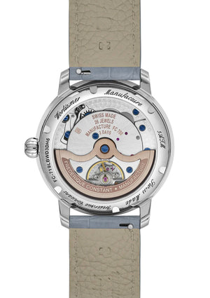 Frederique Constant 康斯登 Manufacture Classic Worldtimer 自製機芯世界時區鑲鑽錶圈腕錶 40mm FC-719LBWD3DH6 - 新萬國鐘錶