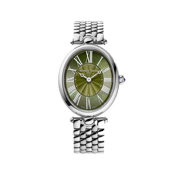 Frederique Constant 康斯登 Classics系列藝術羅馬橢圓型石英女錶 30x25mm FC-200KMPW2V6B