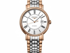 Longines 浪琴 PRESENCE 當代系列PVD玫瑰金機械錶 40mm L49221117 - 新萬國鐘錶