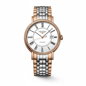 Longines 浪琴 PRESENCE 當代系列PVD玫瑰金機械錶 40mm L49221117 - 新萬國鐘錶