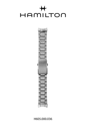 Hamilton 原廠不銹鋼錶帶 42mm 墨菲腕表專用 - 新萬國鐘錶