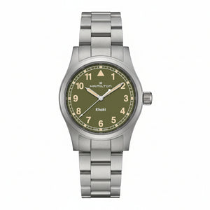 HAMILTON 漢米爾頓 Khaki Field Titanium Auto 卡其野戰鈦金屬石英腕錶 38mm - H69401160 - 新萬國鐘錶