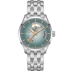 Hamilton 漢米爾頓 Jazzmaster 爵士系列鏤空自動機械腕錶 H32675141 40mm - 新萬國鐘錶
