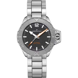 Hamilton 漢米爾頓卡其海軍 Frogman 蛙人300米潛水錶 41mm H77485130