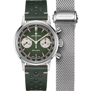 Hamilton 漢米爾頓 Intramatic系列H計時碼錶手上鍊機械錶 40mm H38429861
