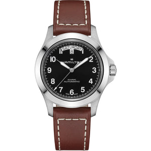 Hamilton 漢米爾頓 Khaki Field 卡其野戰 King Day-Date 星期日期80小時自動上鍊機械錶 40mm H64475531