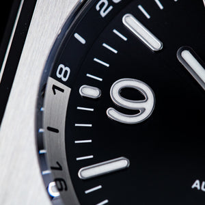 Bell & Ross 柏萊士 BR-05 GMT Black 兩地時區機械時尚腕錶 41mm BR05G-BL-ST/SRB