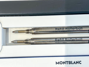MontBlanc 萬寶龍鋼珠筆筆芯(藍) 尺寸: 細 F尖 /  鋼珠筆筆芯(黑) 尺寸: 中 M尖 一組兩盒共四支入