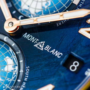 MontBlanc 萬寶龍 1858 Geosphere 世界時區0 Oxygen 零氧限量版青銅腕錶 MB129415