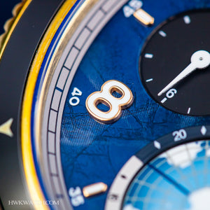 MontBlanc 萬寶龍 1858 Geosphere 世界時區0 Oxygen 零氧限量版青銅腕錶 MB129415