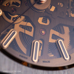 Bell & Ross 柏萊士 BR-05 SKELETON GOLDEN 鏤空金色透明錶盤機械腕錶 40mm BR05A-CH-SKST/SST