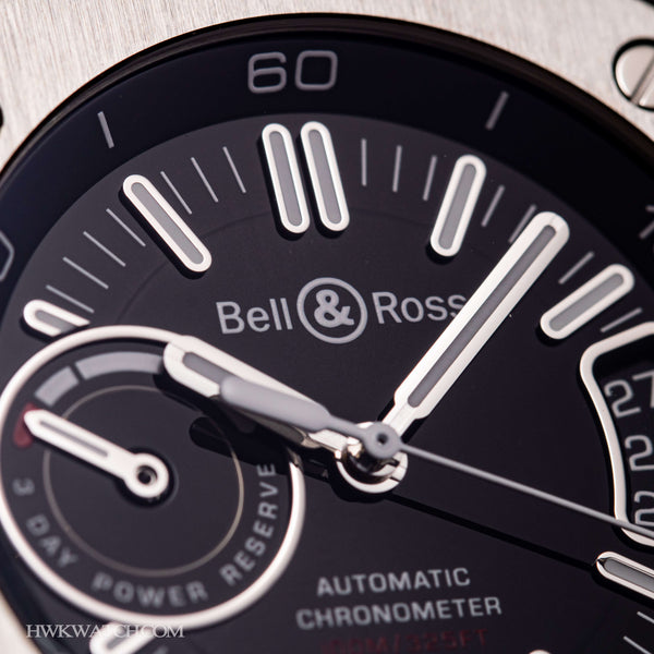 Bell & Ross 柏萊士 BR-X5 BLACK STEEL BRX5 Rubber