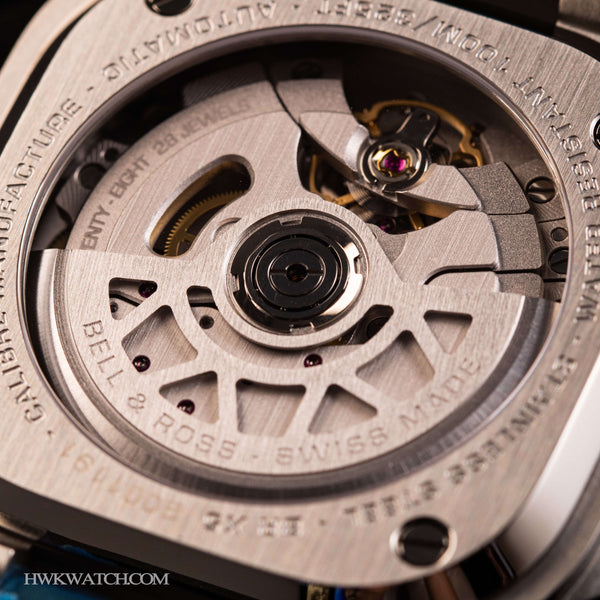 Bell & Ross 柏萊士 BR-X5 BLACK STEEL BRX5 Rubber