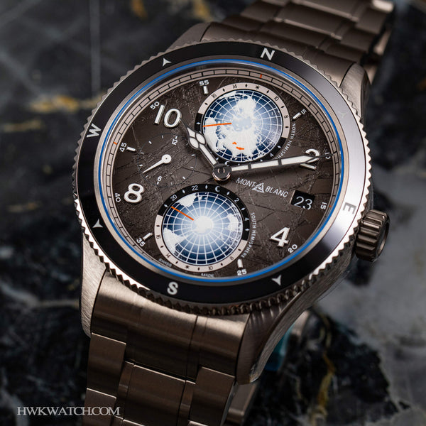 MontBlanc 萬寶龍 1858 Geosphere 世界時區 0 Oxygen 零氧 The 8000 特別版腕錶 42mm 130982