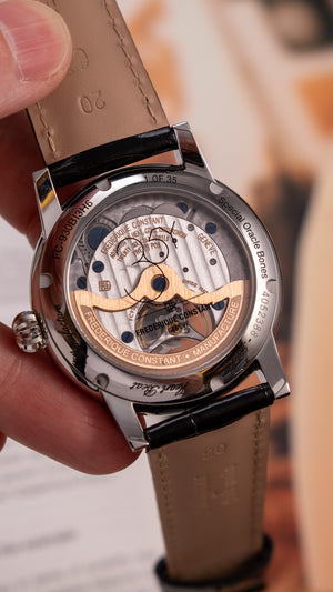 Frederique Constant 康斯登 Manufacture 自製機芯心跳甲骨文機械腕錶 39mm