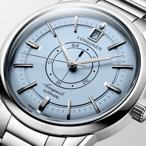LONGINES 浪琴 Conquest 征服者系列復刻中央動力儲存腕錶 38mm L1.648.4.92.6