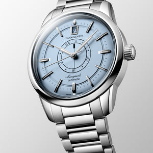 LONGINES 浪琴 Conquest 征服者系列復刻中央動力儲存腕錶 38mm L1.648.4.92.6 - 新萬國鐘錶