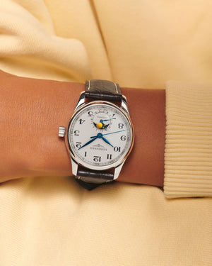 LONGINES 浪琴 MASTER 巨擘系列月相機械腕錶 34mm L24094783