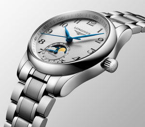LONGINES 浪琴 MASTER 巨擘系列月相機械腕錶 34mm L24094786