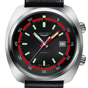 LONGINES 浪琴 Heritage Diver 經典復刻傳奇潛水系列 43mm L27954520 - 新萬國鐘錶