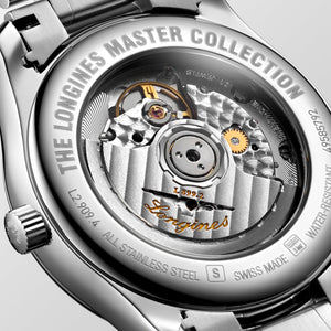 LONGINES 浪琴 Master 巨擘系列真鑽月相機械錶 40mm L29094976 - 新萬國鐘錶