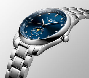 LONGINES 浪琴 Master 巨擘系列真鑽月相機械錶 40mm L29094976 - 新萬國鐘錶