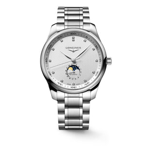 LONGINES 浪琴 Master 巨擘系列真鑽月相機械錶 42mm L29194776 - 新萬國鐘錶