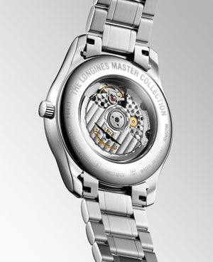 LONGINES 浪琴 MASTER 巨擘系列月相真鑽機械腕錶 42mm L29194976 - 新萬國鐘錶