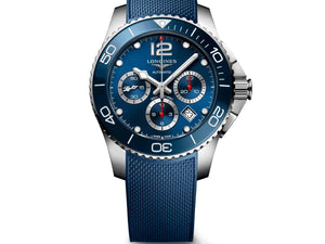 LONGINES 浪琴 HydroConquest 深海征服者系列浪鬼陶瓷潛水計時機械錶 43mm L38834969