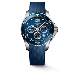 LONGINES 浪琴 HydroConquest 深海征服者系列浪鬼陶瓷潛水計時機械錶 43mm L38834969
