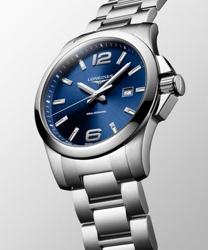 LONGINES 浪琴 Conquest 征服者系列300米防水石英腕錶 43mm L37604966