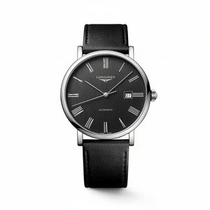 LONGINES 浪琴 Elegant 優雅系列羅馬刻度機械腕錶 41mm L49114712 - 新萬國鐘錶