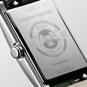LONGINES 浪琴 DolveVita 多情系列不銹鋼優雅石英腕錶 20.80 X 32.00 mm L52554082