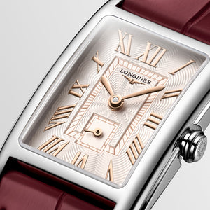 LONGINES 浪琴 DolveVita 多情系列不銹鋼優雅石英腕錶 20.80 X 32.00 mm L52554282 - 新萬國鐘錶