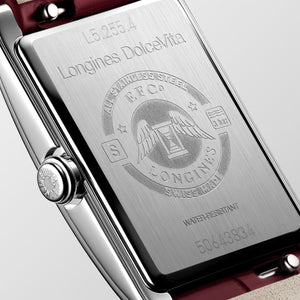 LONGINES 浪琴 DolveVita 多情系列不銹鋼優雅石英腕錶 20.80 X 32.00 mm L52554282