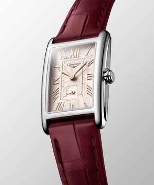 LONGINES 浪琴 DolveVita 多情系列不銹鋼優雅石英腕錶 20.80 X 32.00 mm L52554282