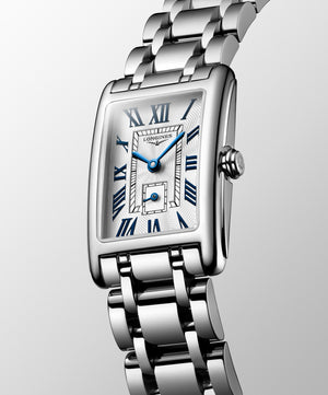 LONGINES 浪琴 DolveVita 多情系列不銹鋼優雅石英腕錶 20.80 X 32.00 mm L52554706