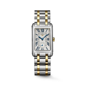 LONGINES 浪琴 DolceVita 多情系列18k黃金不銹鋼雙色優雅石英腕錶  23.30 X 37.00 mm L55125707