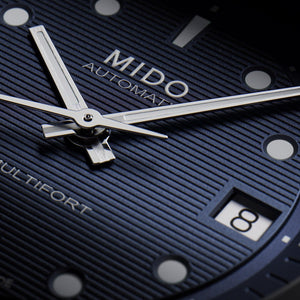 MIDO 美度 MULTIFORT 8 Two Crowns 先鋒系列雙錶冠八角形錶圈機械錶 40mm M0475071704100
