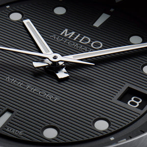 MIDO 美度 MULTIFORT 8 Two Crowns 先鋒系列雙錶冠八角形錶圈機械錶 40mm M0475071105100