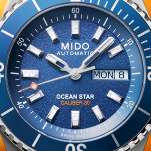 MIDO 美度 Ocean Star 200 海洋之星200米潛水80小時鈦游絲抗磁機械腕錶 41mm M0269301104100