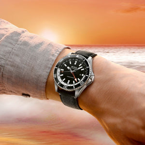Mido 美度 Ocean Star 海洋之星 GMT 兩地時區陶瓷圈200米潛水機械錶 44mm M0266291705101