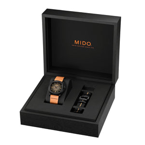 MIDO 美度 MULTIFORT 先鋒系列 TV Big Date 大日期窗黑色PVD特別版腕錶 40mm M049.526.36.081.00 - 新萬國鐘錶