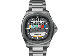 MIDO 美度 MULTIFORT 先鋒系列 TV Big Date S01E02 電視機大日期窗彩色圖案限量腕錶 40mm M0495263308101