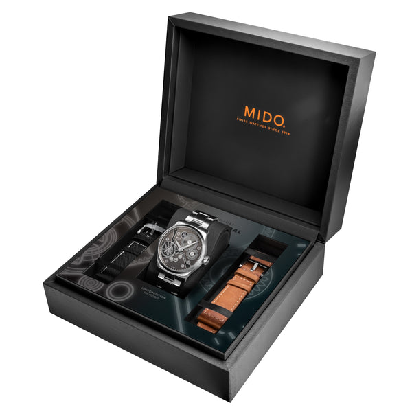 MIDO 美度 MULTIFORT 先鋒系列 Mechanical 手動上鍊腕錶 44mm M0386051106000