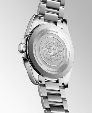 LONGINES 浪琴 Conquest 征服者系列黑面優雅時尚運動石英腕錶 41mm L3.860.4.52.6 L38604526