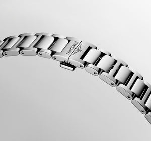 LONGINES 浪琴 Conquest 征服者系列白面優雅時尚運動石英腕錶 38mm L3.750.4.12.6 L37504126