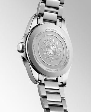 LONGINES 浪琴 Conquest 征服者系列黑面優雅時尚運動石英腕錶 38mm L3.750.4.52.6 L37504526