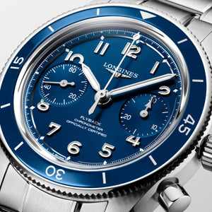 LONGINES 浪琴 Spirit Pilot 先行者系列 Flyback 飛返計時手上鏈機械錶 39mm L37214936